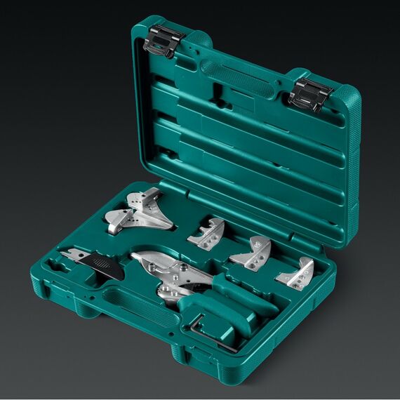 Угловые ножницы KRAFTOOL MC-12 с набором матриц для различных профилей из пластика и резины [23372-12] фотографии