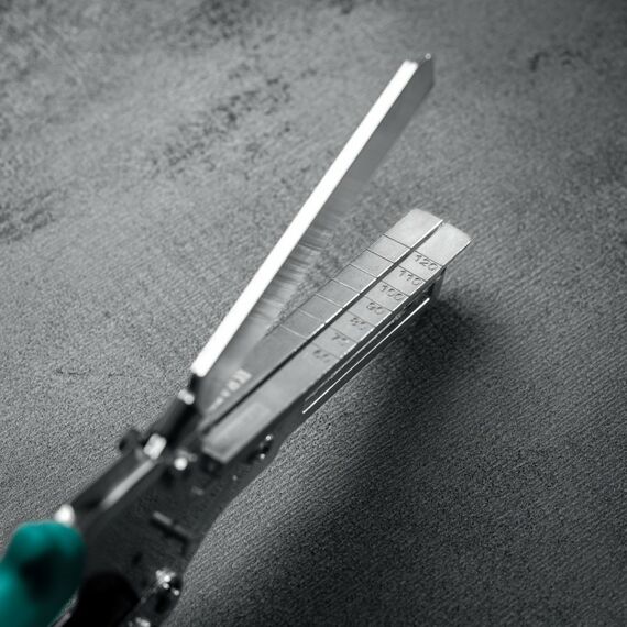 Удлиненные угловые ножницы KRAFTOOL PELIKAN 120 до 120 мм, для пластмассовых и резиновых профилей [23370] фотографии