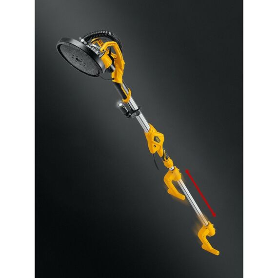 Шлифовальная машина для стен (жираф) STEHER DWC-800 d225 мм, 800 Вт, сменные основания, подсветка фотографии