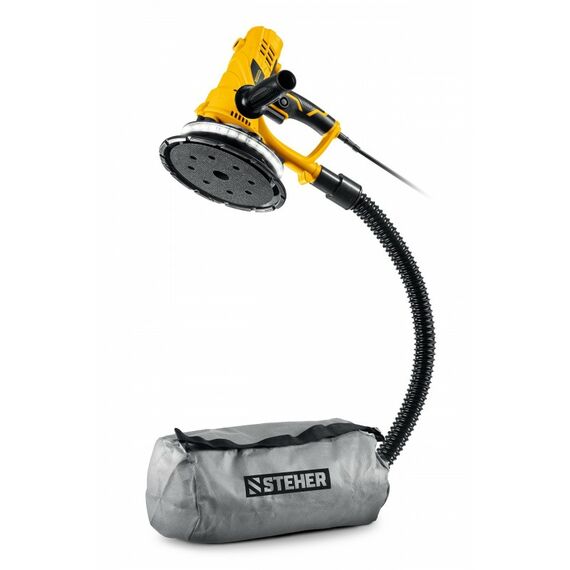 Шлифовальная машина STEHER DWH-900 d180 мм, 900 Вт, подсветка, для стен фотографии