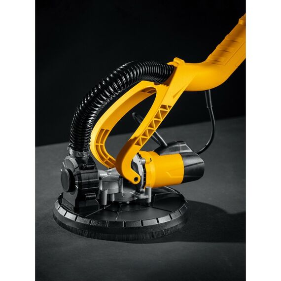 Шлифовальная машина для стен (жираф) STEHER DWL-800 d225 мм, 800 Вт, удлиненная рукоятка, подсветка фотографии