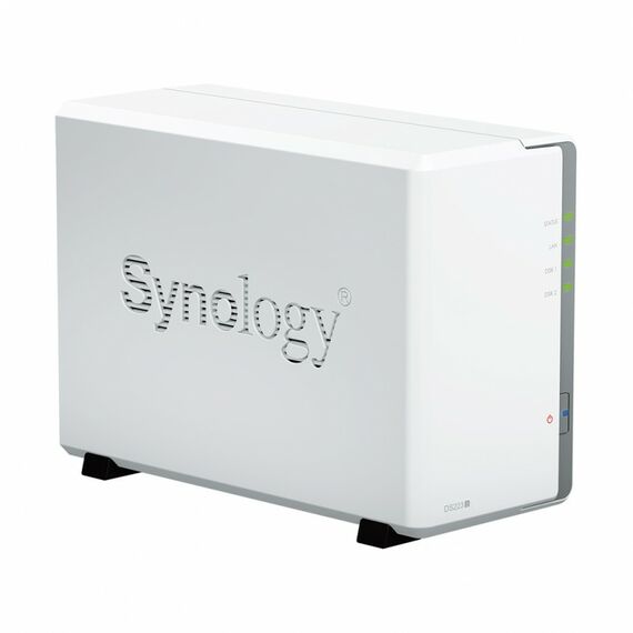 Система хранения данных Synology DS223j 2x2.5"/3.5" SATA, Realtek RTD1619B/4х1.7GHz, 1 GB DDR4, 1x1 Гбит/с, 2xUSB 3.2 (замена DS220j) фотографии