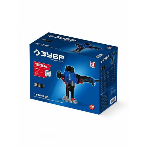 Универсальный фрезер Зубр ФПР-1280 Профессионал, 1200 Вт, 80 мм фотографии