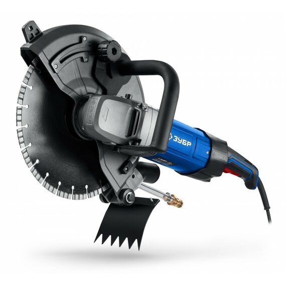 Резчик по бетону Зубр РЭ-2700-355 Профессионал, d 355 мм, 2700 Вт, 125 мм, электрический [РЭ-2700-355] фотографии