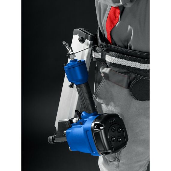 Пневматический нейлер Зубр Профессионал SN34-90A для реечных гвоздей ЗУБР SN34/D34 (50-90 мм) [31925] фотографии