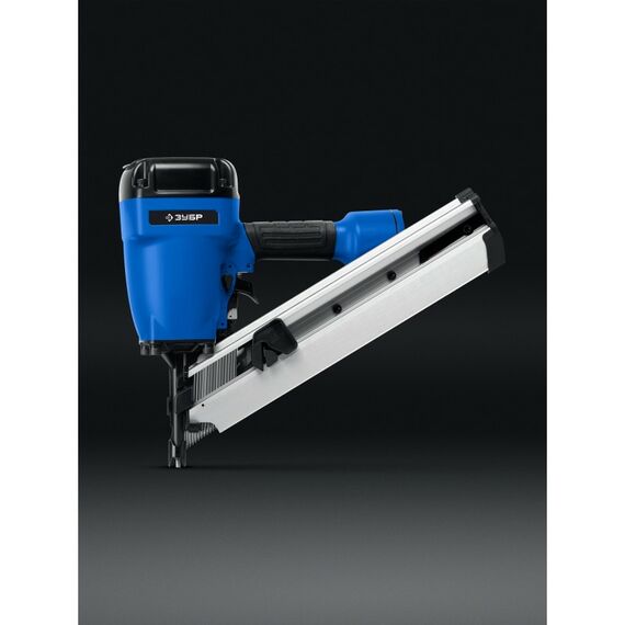 Пневматический нейлер Зубр Профессионал SN34-90A для реечных гвоздей ЗУБР SN34/D34 (50-90 мм) [31925] фотографии