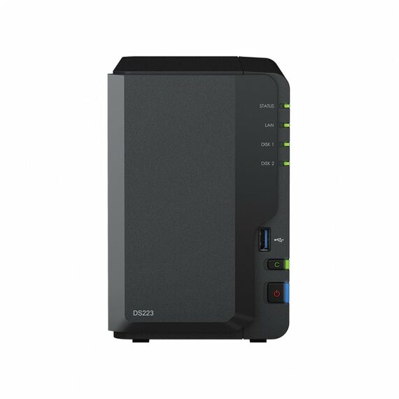 Сетевое хранилище  DS223 2x2.5"/3.5" SATA, RTD1619B/4x1.7GHz, 2GB DDR4, 1x1 Гбит/с, 3xUSB фотографии