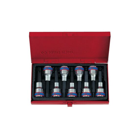 Набор торцевых насадок King Tony 4119PR 1/2", Torx, Т20-Т60 мм, L = 80 мм, 9 предметов фотографии