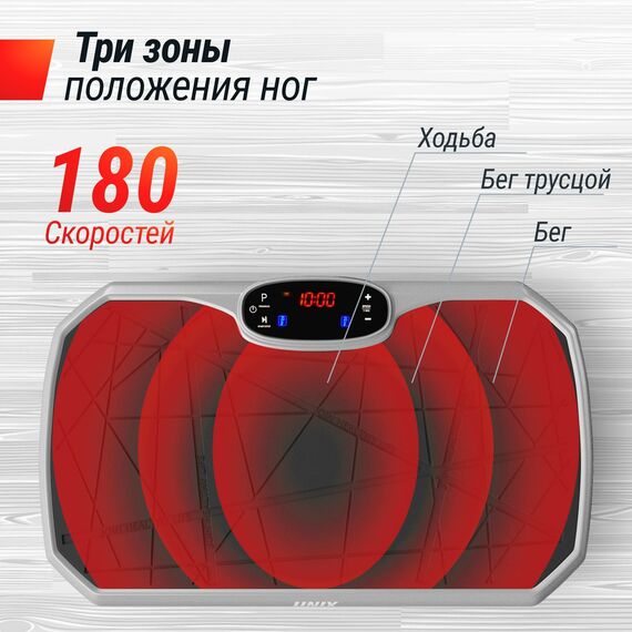 Виброплатформа UNIX Fit Edge 2D Grey фотографии