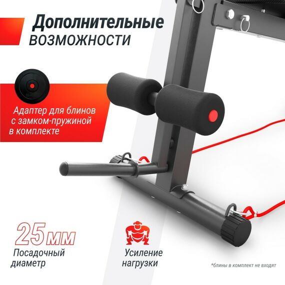 Скамья силовая универсальная UNIX Fit BENCH 150 фотографии