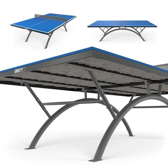 UNIX line Антивандальный теннисный стол 14 mm SMC (Blue/Grey) фотографии