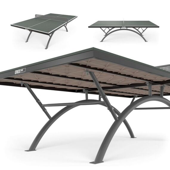 Антивандальный теннисный стол UNIX line 14 mm SMC (Grey/Grey) фотографии