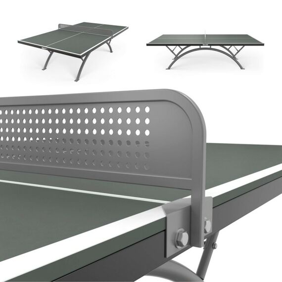 Антивандальный теннисный стол UNIX line 14 mm SMC (Grey/Grey) фотографии