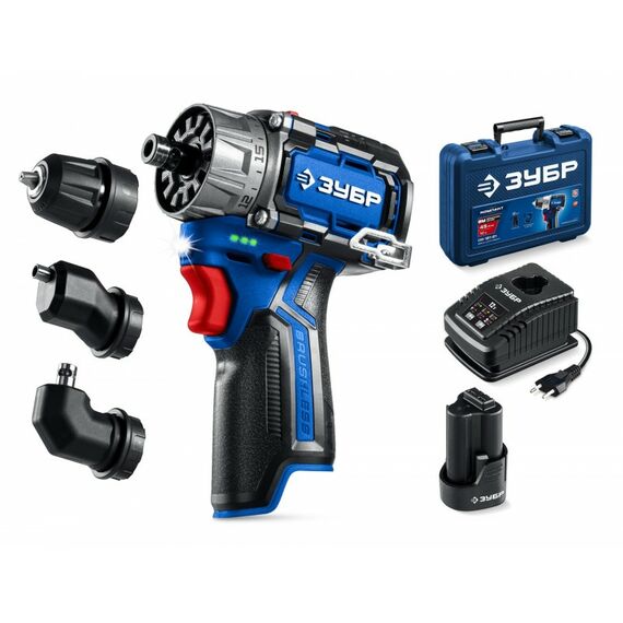 {[ru]:Модульная дрель-шуруповерт Зубр DB-125-21 КОМБИ