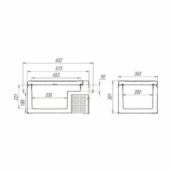 Компрессорный автохолодильник Alpicool C25 (12/24) фотографии
