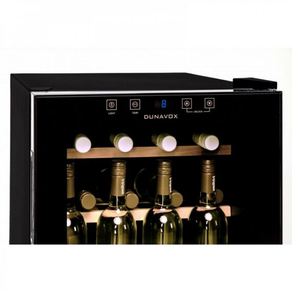 Компрессорный винный шкаф Dunavox (Венгрия) DXFH-16.46 фотографии