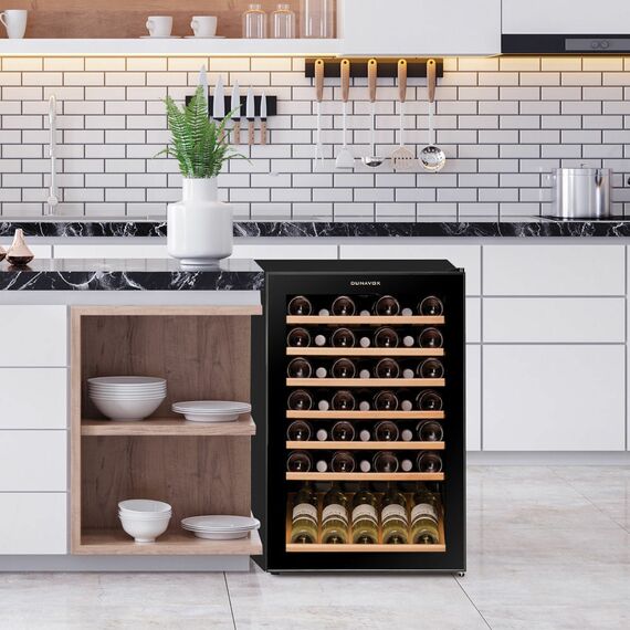 Компрессорный винный шкаф Dunavox (Венгрия) DXFH-48.130 фотографии