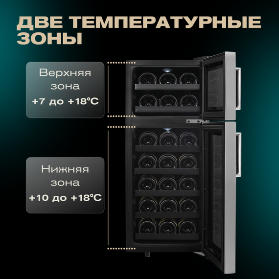 Отдельностоящий винный шкаф Meyvel MV21-BF2 (easy) фотографии