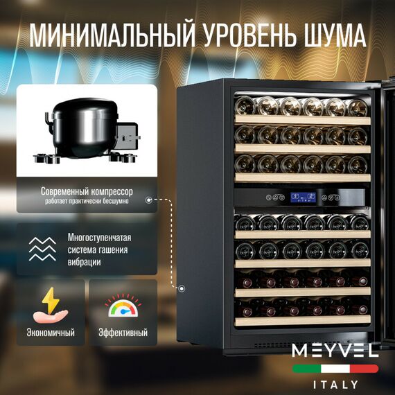 Встраиваемый винный шкаф Meyvel MV42-KBB2 фотографии