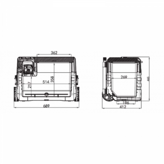 Автохолодильник Alpicool NX42 (12/24) фотографии