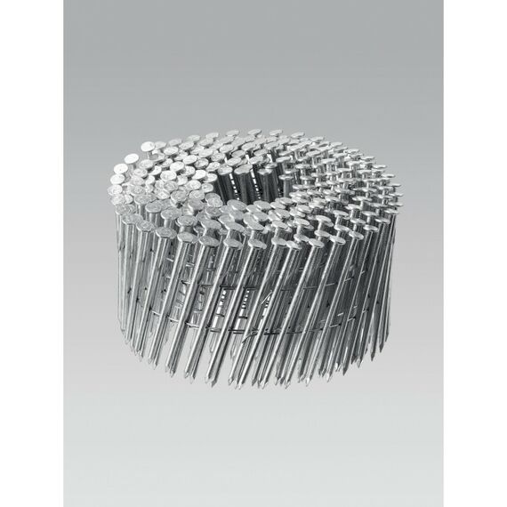 Барабанные гвозди для сайдинга оцинкованные Зубр CSN 65 х 2.3 мм 9000 шт [305386-65] фотографии