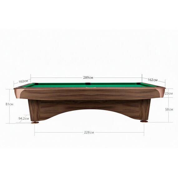 Стол / пул Dynamic III 9 ф Modern Brown фотографии