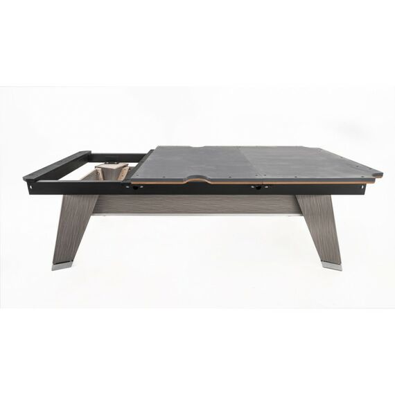 Стол / пул Rasson Acurra 9 ф (черный, сланец 25 мм) в комплекте с плитой, аксессуары + сукно фотографии