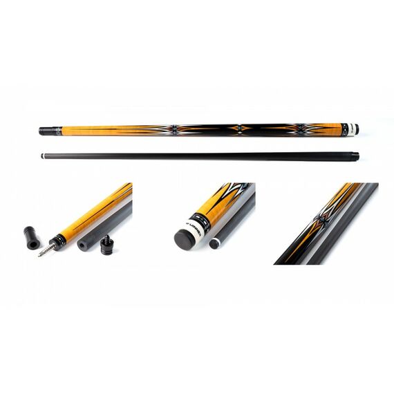 Кий / пул 2-pc Winner Carbon - 017 (черно-желтый) фотографии