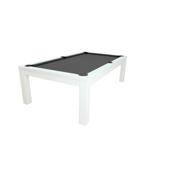 Стол / пул  Penelope 7 ф (белый) с плитой, со столешницей фотографии