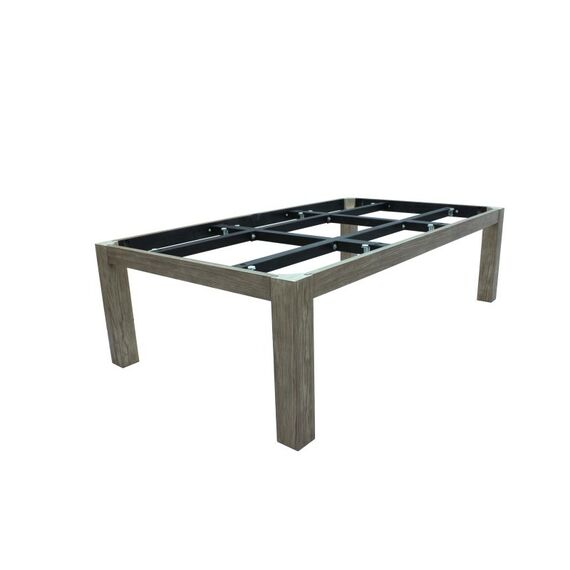 Стол / пул  Penelope 7 ф (silver mist) с плитой, со столешницей фотографии