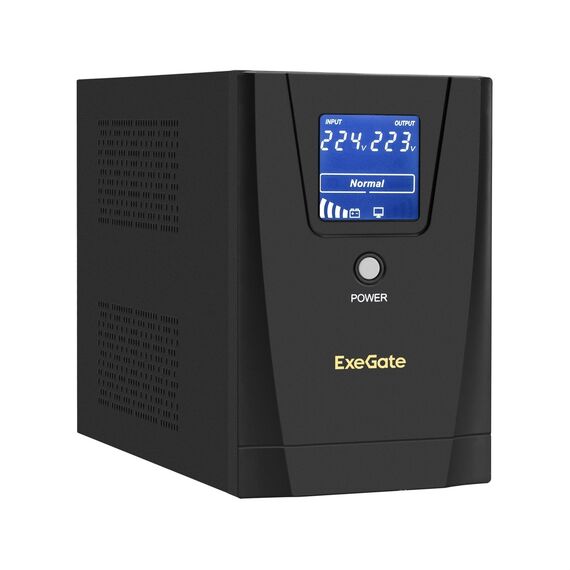 ИБП Exegate SpecialPro Smart LLB-1500.LCD.AVR.C13.RJ.USB 1500VA/950W, LCD, AVR, 6*IEC-C13, RJ45/11, USB, Black [EP285500RUS] фотографии