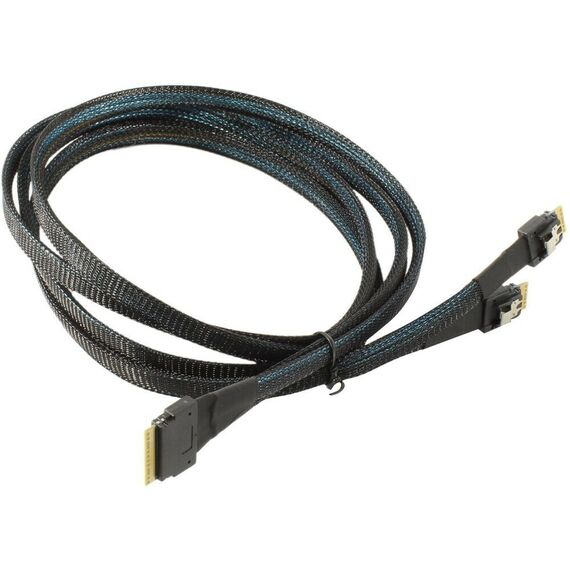 Кабель LSI SFF-8654 (x8)  2 x SFF-8654 (x4) [05-60004-00] фотографии