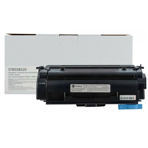 Картридж Fplus STB55B520 черный, 20000 стр. для Lexmark MS431, MX431/ Fplus MB401, PB401 / F+ M40adn3L фотографии