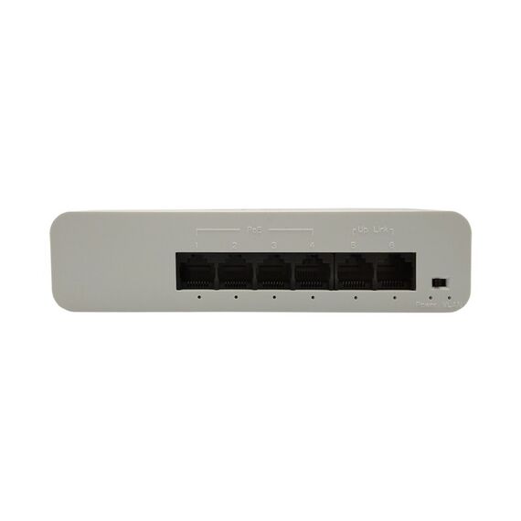 Источник питания ST ST-S48POE (P/2М/55W/А) (версия 2) для обеспечения проводных сетей напряжением 48 Вольт, защита от КЗ, Extend 100м., Al PoE, VLAN, PoE порты: 4 х (10/100 Мбит/с), UpLink порты: 2 х (10/100 Мбит/с) фотографии