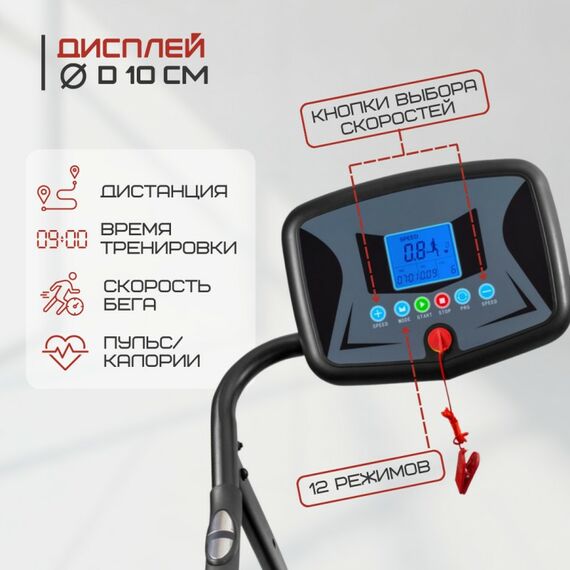 Беговая дорожка VictoryFit VF-500 black фотографии