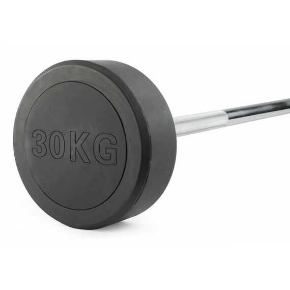 Штанга неразборная обрезиненная VictoryFit VF-DX4300 30 кг, прямой гриф фотографии