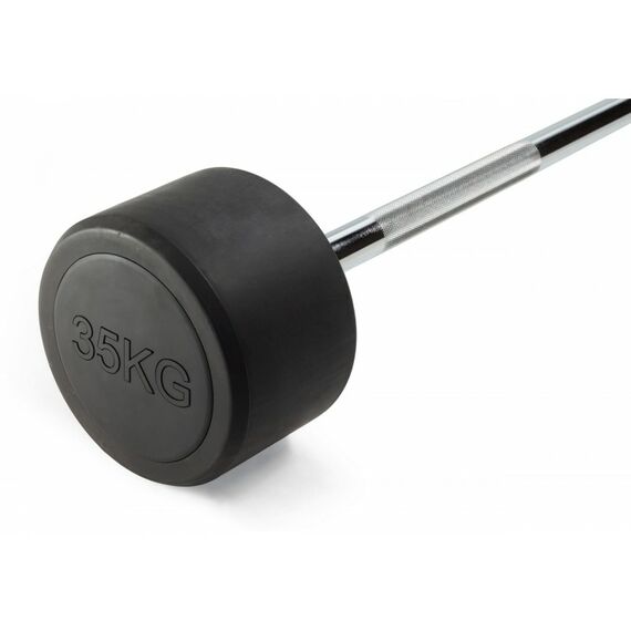 Штанга неразборная обрезиненная VictoryFit VF-DX4350 35 кг, прямой гриф фотографии