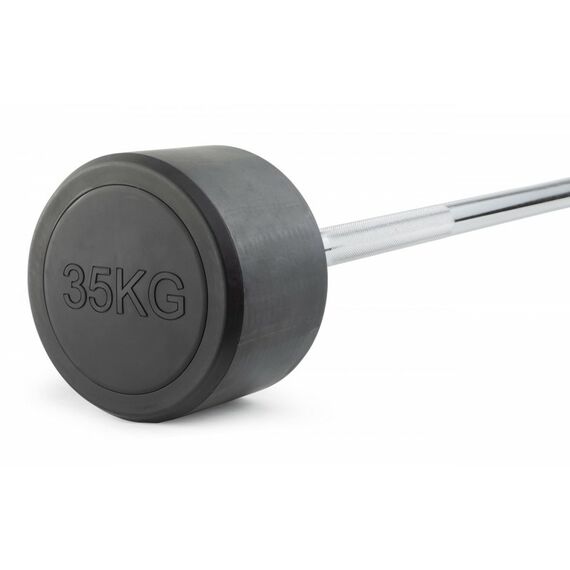 Штанга неразборная обрезиненная VictoryFit VF-DX4350 35 кг, прямой гриф фотографии