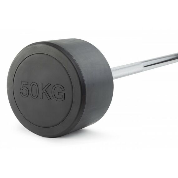 Штанга неразборная обрезиненная VictoryFit VF-DX4500 50 кг, прямой гриф фотографии