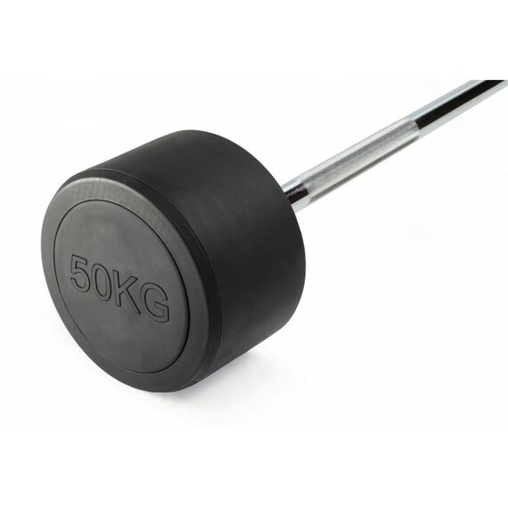 Штанга неразборная обрезиненная VictoryFit VF-DX4500 50 кг, прямой гриф фотографии