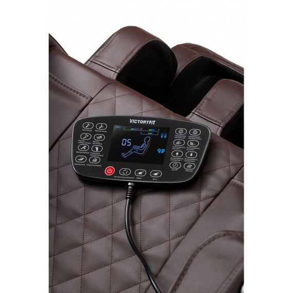 Массажное кресло VictoryFit VF-M76 brown коричневый фотографии