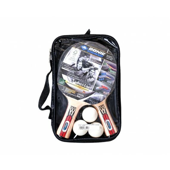 Набор DONIC LEGENDS 900 2 ракетки, 3 мяча Champion 3* 40+, чехол фотографии