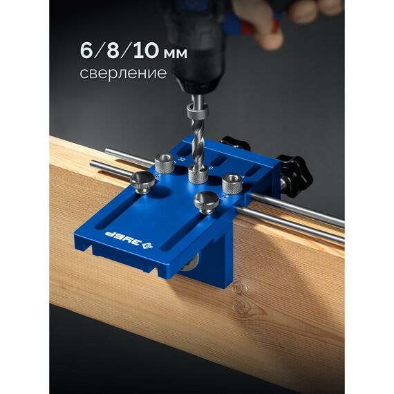 Кондуктор для угловых соединений Зубр 30085 4 отверстия, в кейсе, Профессионал фотографии