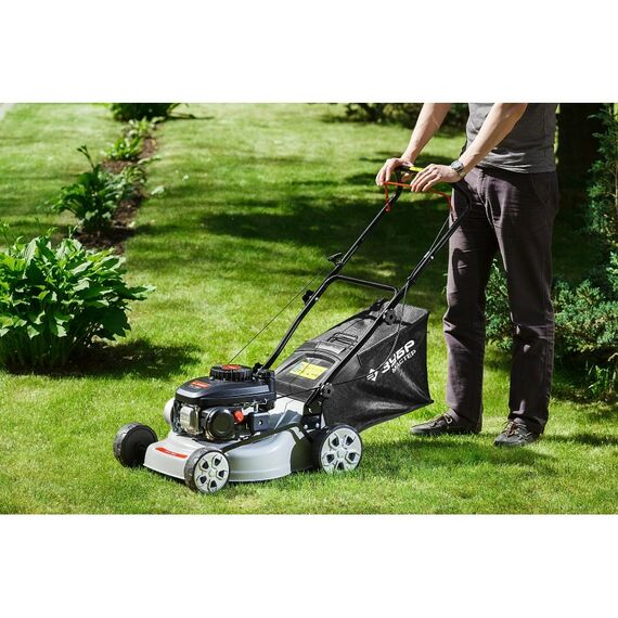 Газонокосилка бензиновая Зубр ГКБ-400 400 мм 4 л.с. фотографии