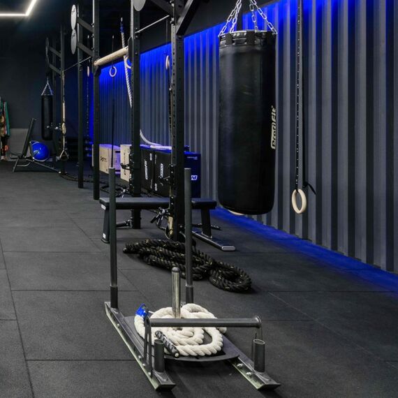 Мешок боксерский PROFI-FIT 50 кг 1100х300 мм резиновая крошка фотографии