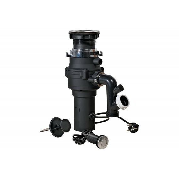 Измельчитель пищевых отходов Bort CAIMAN 375 Вт, 3.2 кг/мин, 3000 об/мин, 860 мл, Металл, набор аксессуаров 4 шт [93418064] фотографии