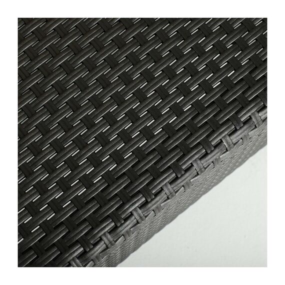 Набор садовой мебели «Калифорния», 2 кресла, стол, тёмно-коричневый фотографии