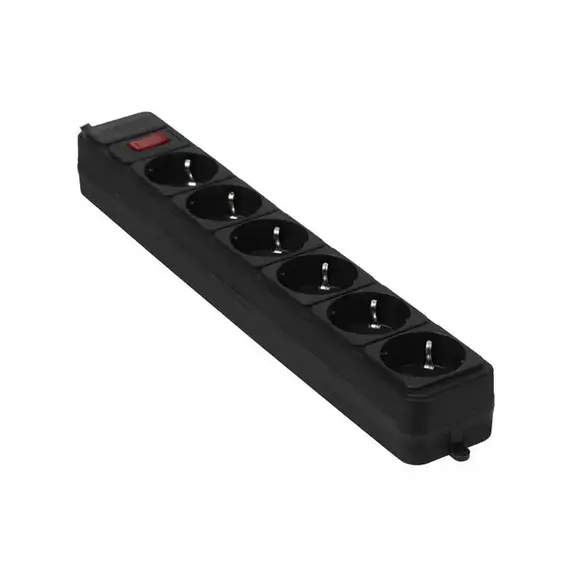 Сетевой фильтр DEXP Standard 618B 1.8 м, 6 розеток, Тип F (евровилка) фотографии