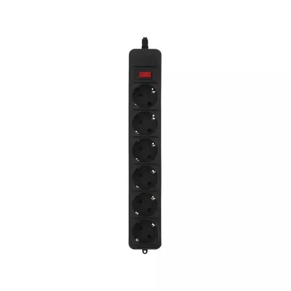 Сетевой фильтр DEXP Standard 618B 1.8 м, 6 розеток, Тип F (евровилка) фотографии