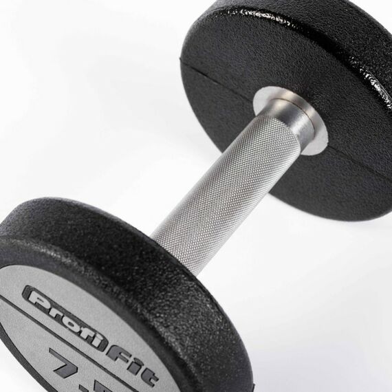 Гантельный ряд полиуретановый PROFI-FIT 2.5-25 кг шаг 2.5 кг, 10 пар фотографии